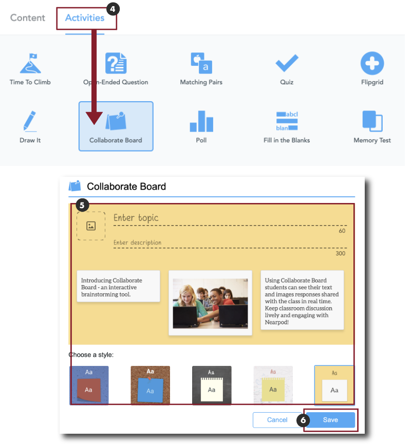 Creating a Matching Pairs Activity in NearPod 