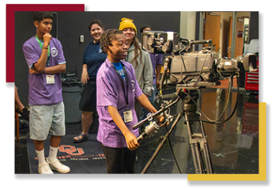 image-12 Students explore camera equipment at SoonerVision
