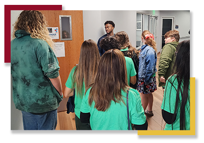 GEAR UP students tour dorms at SWOSU.