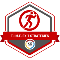TIME Exit Strategies Badge TIME Exit Strategies Badge